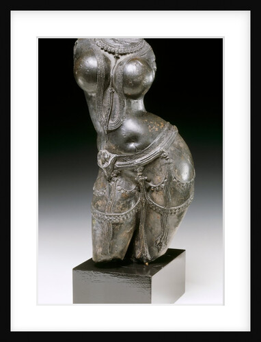 Figure of a Female Attendant. Mewar, Rajasthan, India, late 9th century by Unknown
