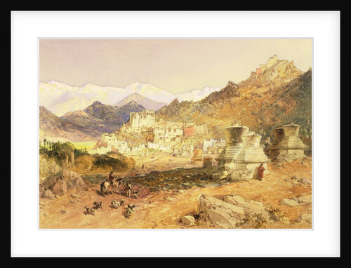 The Palace at Leh, the Capital of Ladakh by William Simpson