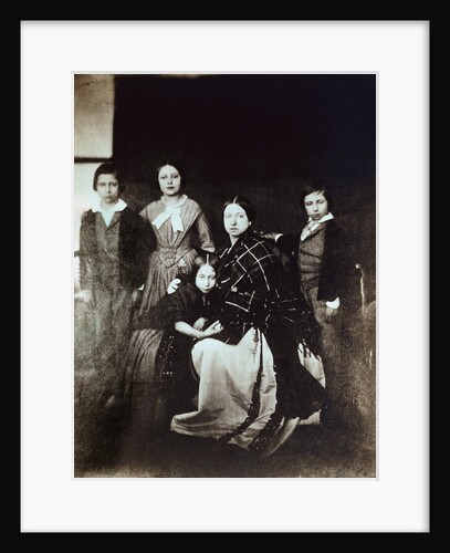 Prince of Wales, Princess Royal, Princess Alice, Queen Victoria and Prince Alfred by Roger Fenton