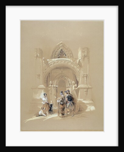 The Porch of Rosslyn Chapel, near Edinburgh by David Roberts