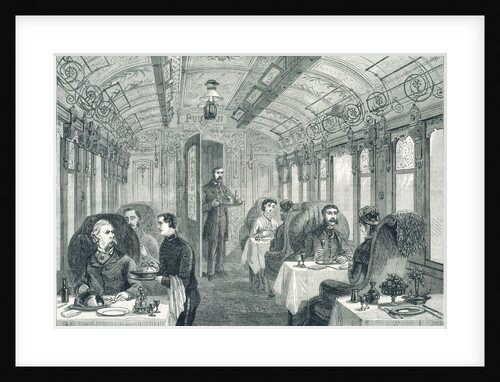 A diningcar on the great Northern Railway by Anonymous