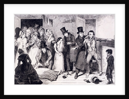 The Husband kills the wife by George Cruikshank