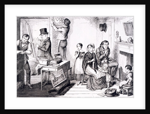 An execution sweeps off the greater part of their furniture by George Cruikshank