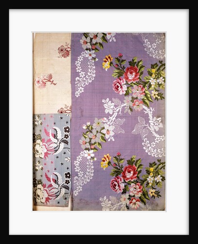 Pattern of various flowers by Anonymous