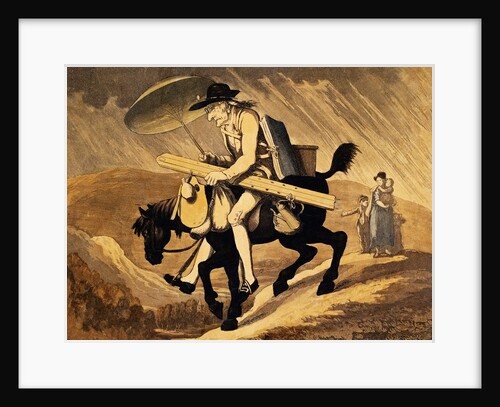 An Artist Travelling In Wales by Thomas Rowlandson