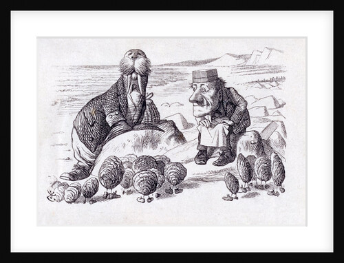 The Walrus, The Carpenter and The Oysters by John Tenniel