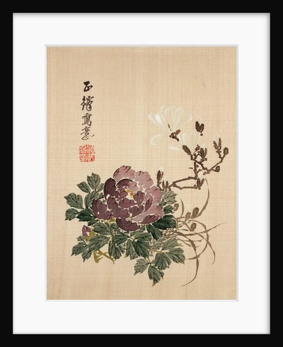 Large Purple Flower and Foliage by Seikibo