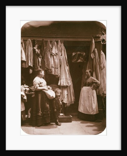 An Old Clothes Shop, Seven Dials by John Thomson