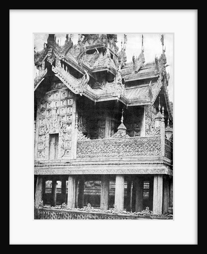 Basement of Pyathat of Kyoung by Captain Linnaeus Tripe