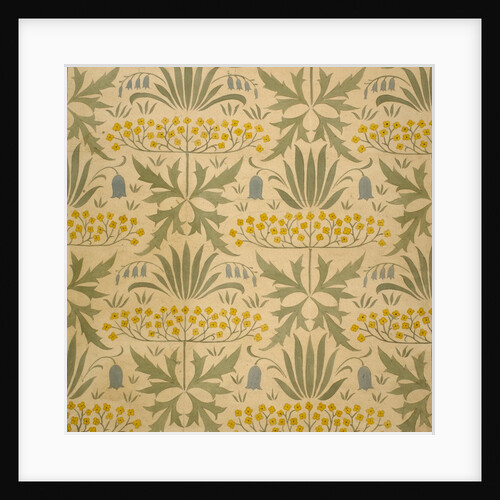 Design for Hemlock wallpaper by Charles Francis Annesley Voysey