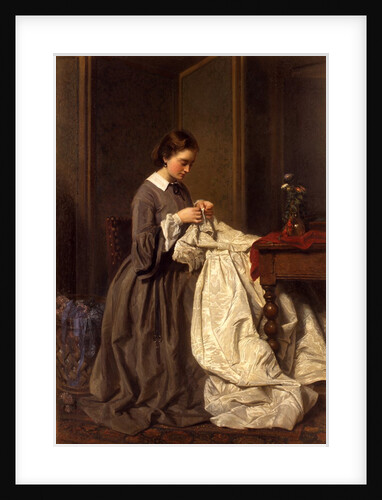 The Seamstress by Charles Baugniet