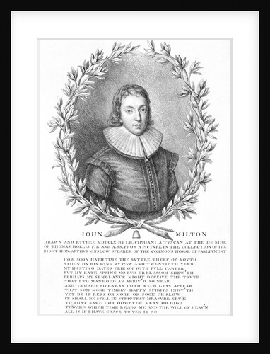 John Milton as a young man by Anonymous