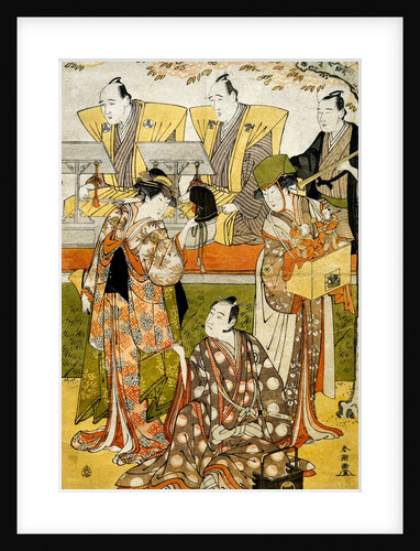 Iwai Hanshiro IV, Sawamura Sojuro III and Segawa Kikunojo III by Katsukawa Shuncho