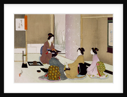 The Tea Ceremony by Mizuno Toshikata