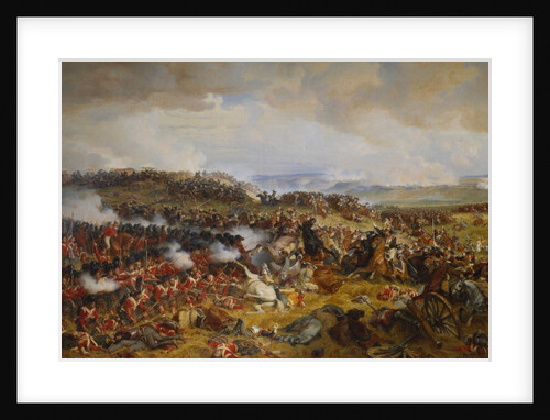 The Battle of Waterloo by Felix Henri Emmanuel Philippoteaux