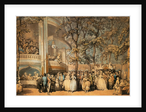 Vauxhall Gardens by Thomas Rowlandson