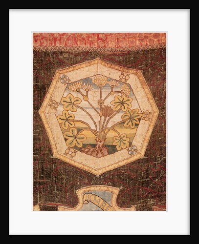 Octagon and Flowers from the Oxburgh Hanging by Mary Queen of Scots
