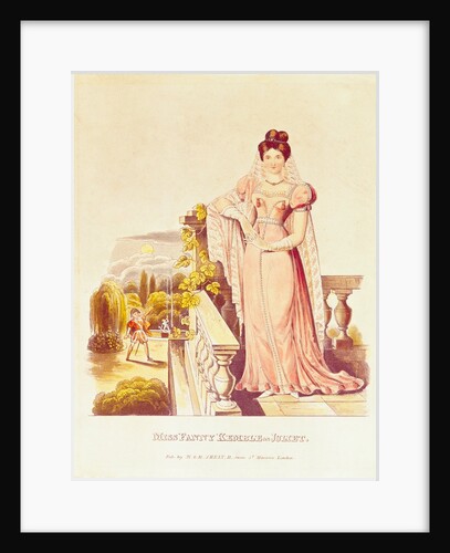 Miss Fanny Kemble as Juliet from William Shakespeare`s Romeo and Juliet. London, England, mid-19th century by Anonymous
