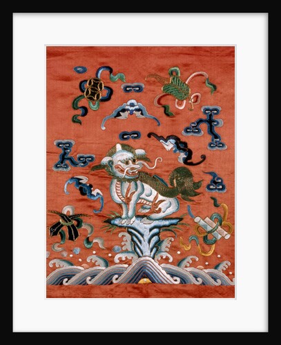 Lion depicted on a Rank Badge. China, 18th-19th century by Unknown