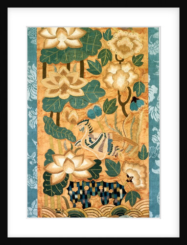 Silk panel from a wedding garment. Korea, 18th-19th century by Unknown