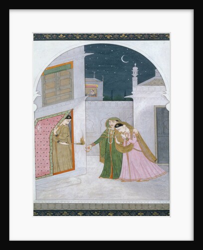 The Timid Girl. Punjab Hills, India, early 19th century by Unknown