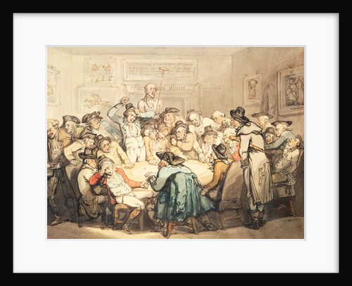The Hazard Room by Thomas Rowlandson