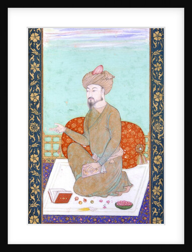 Portrait of Mughal Emperor Zahir ud-Din Mohammad, known as Babur. India, 17th century by Anonymous