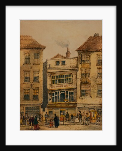 Mrs Salmon's Waxworks in Fleet St by Morand