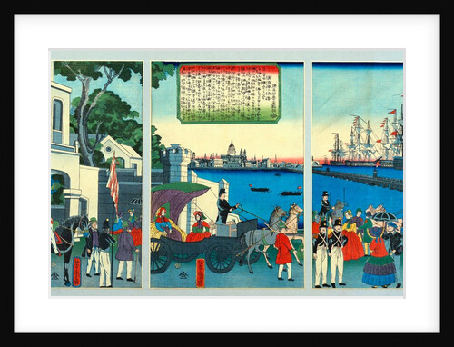 The Port of London, England. Japan, 19th century by Unknown