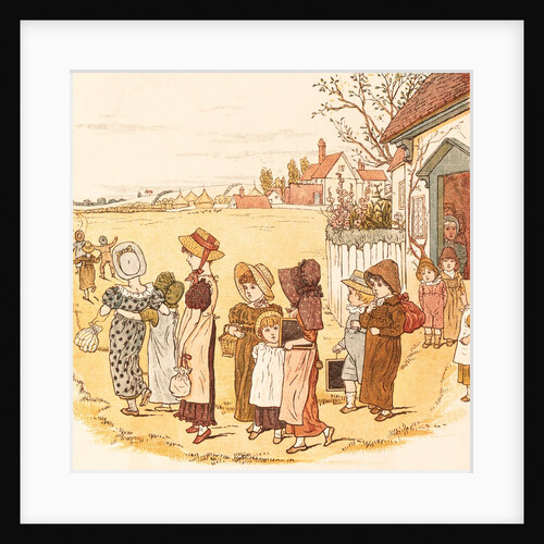 School is Over by Kate Greenaway