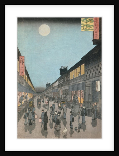 Sarawaka Cho Street by Utagawa Hiroshige