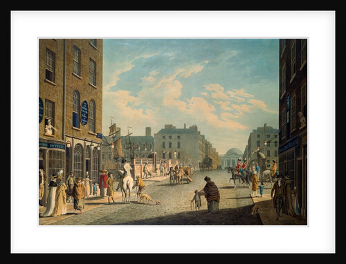 Capel Street, Dublin by Thomas Malton