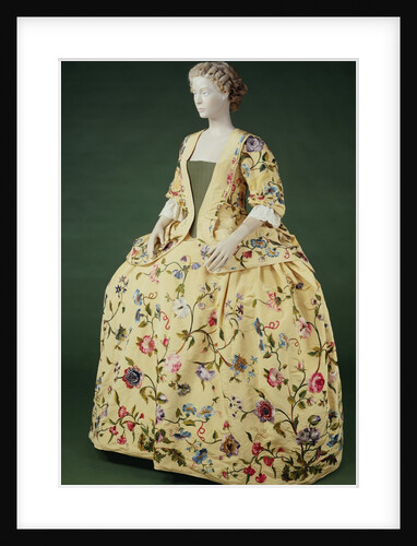 Dress or Mantua. England, 1745-50 by Unknown