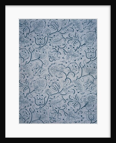 Embroidered curtain, detail by Unknown