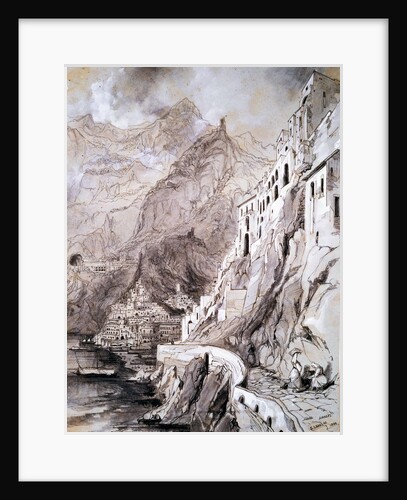 Amalfi by Edward Lear