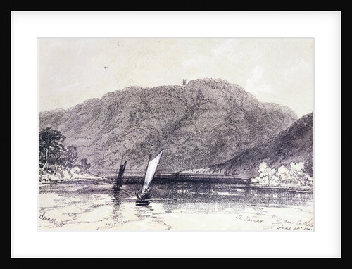 The Tamar near Cothele by Edward Lear