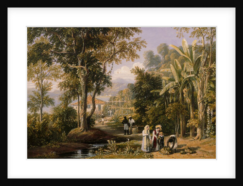 Garden Scene on the Braganza Shore by William Havell