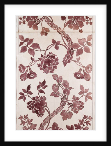 Design for a silk damask by Anna Maria Garthwaite
