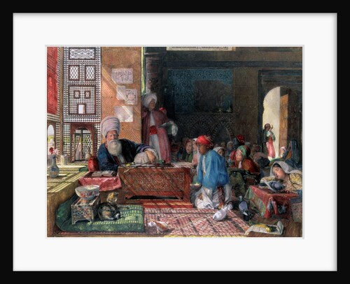 Interior of A School in Cairo, in Egypt by John Frederick Lewis