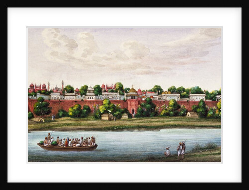 Royal Palaces in the Red Fort, Delhi Company School by Unknown