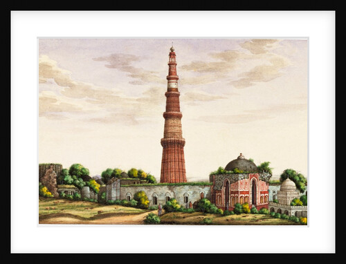 The Qutb Minar, Delhi Company School by Unknown