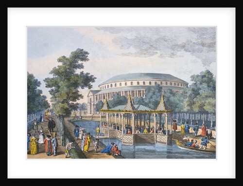 A View of the Chinese Gardens and Rotunda in Ranelagh Gardens by Charles Grignion