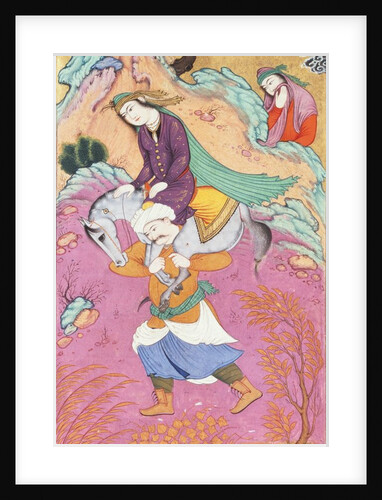 Farhad Carries Shirin by Ganjavi Nizami