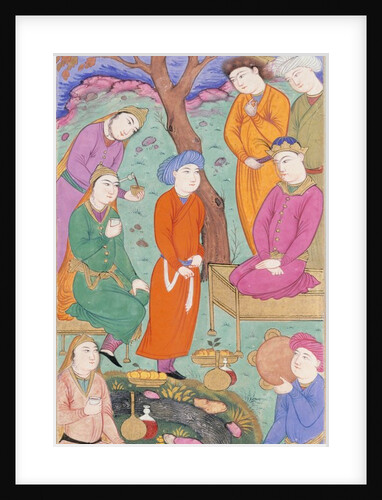 Shirin Takes Khusraw's Mother to Court by Ganjavi Nizami
