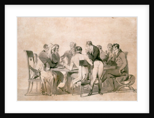 The Gamblers by P.L. Debucourt