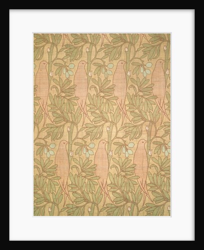 Purple Bird furnishing fabric by Charles Francis Annesley Voysey