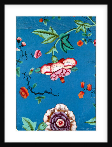 Floral wallpaper, detail by unknown