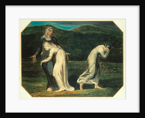 Naomi entreating Ruth and Orpah to return to the Land of Moab by William Blake
