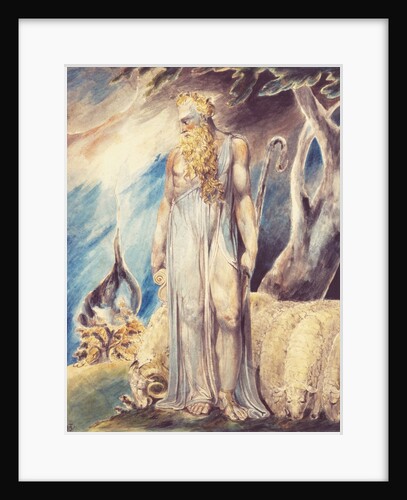 Moses and the burning bush by William Blake