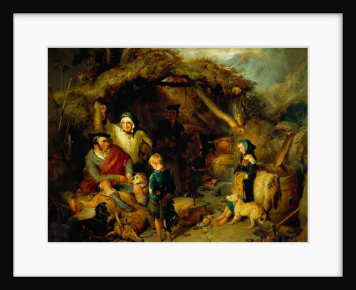 The Illicit Highland Whisky Still by Edwin Henry Landseer